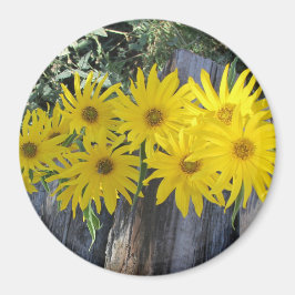 Flores en mi hierbas " Blume in meinem Unkraut " Magnet