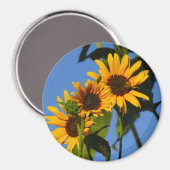 Flores en mi hierbas " Blume in meinem Unkraut " Magnet (Vorderseite/Rückseite)