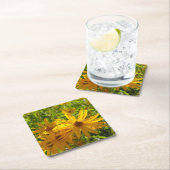 Flores en mi hierbas " Blume in meinem Unkraut " Rechteckiger Pappuntersetzer (Vor Ort)