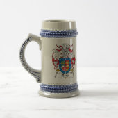 Flores-Familienwappen Bierglas (Links)