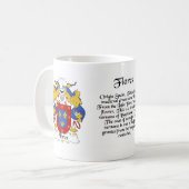 Flores Familienwappen Tasse (Vorderseite Links)