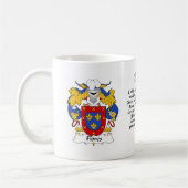 Flores Familienwappen Tasse (Links)