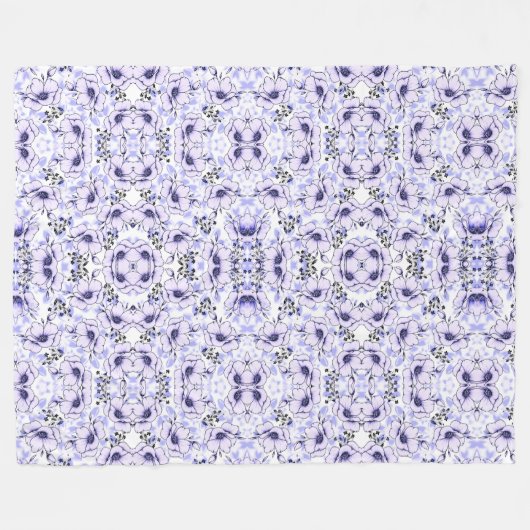 Flores Flutuantes Fleecedecke (Vorderseite (Horizontal))