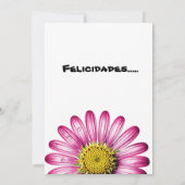 flores gérbera einladung (Rückseite)