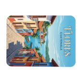 Flores Guatemala Magnet (Horizontal)