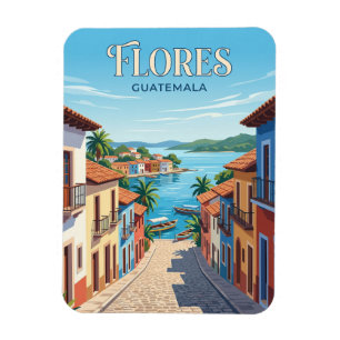 Flores Guatemala Magnet