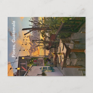Flores, Guatemala Postcard Postkarte