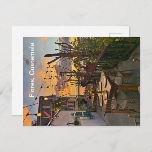 Flores, Guatemala Postcard Postkarte (Vorne/Hinten)