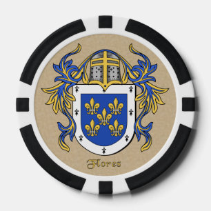 Flores Heraldische Waffen Pokerchips