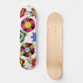 FLORES MEXICANAS DE NOVIEMBRE COLORES DIVERSOS SKATEBOARD (Vorderseite)