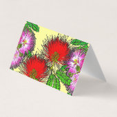 Flores nativas do Brasil Visitenkarten (Rückseite)