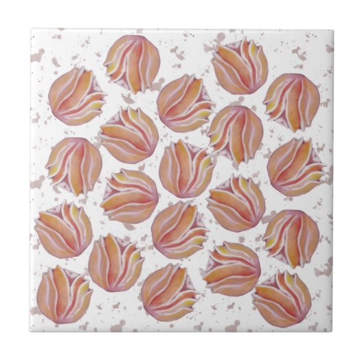 Flores Pêssego Fliese (Vorderseite)