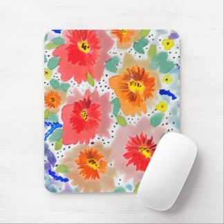 Flores rojas mousepad