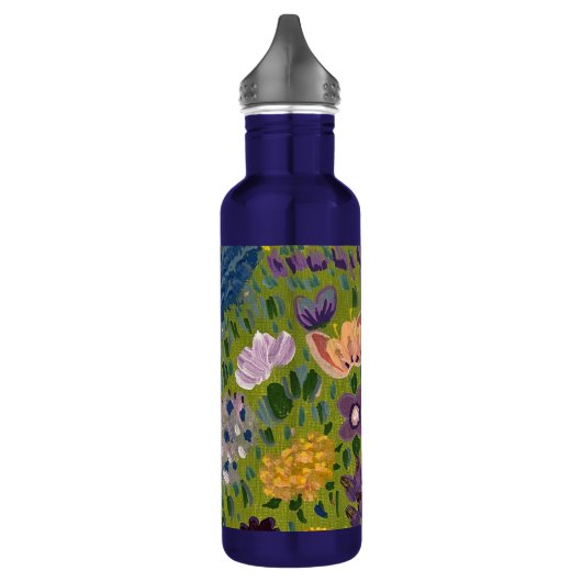 Flores silvestres colores edelstahlflasche (Links)