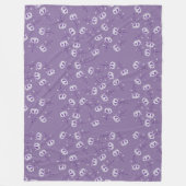 Flores Violeta Fleecedecke (Vorderseite)