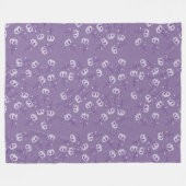 Flores Violeta Fleecedecke (Vorderseite (Horizontal))