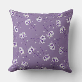 Flores Violeta Kissen