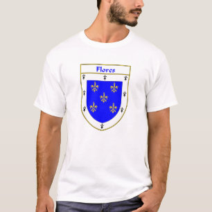 Flores-Wappen/Familienwappen T-Shirt