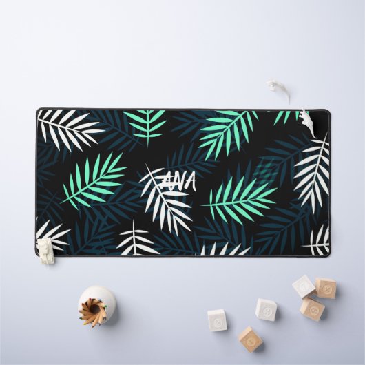 Florescent tender Blätter Schreibtischunterlage (Kindertisch)