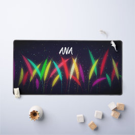 Florescent tender Blätter Schreibtischunterlage