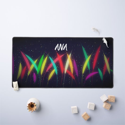 Florescent tender Blätter Schreibtischunterlage (Kindertisch)