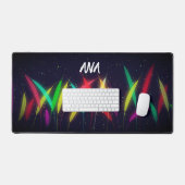 Florescent tender Blätter Schreibtischunterlage (Tastatur & Maus)