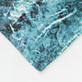 Floresta azul sob nevasca ou vidro trincado fleecedecke (Ecke)