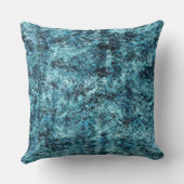 Floresta azul sob nevasca ou vidro trincado kissen (Rückseite)