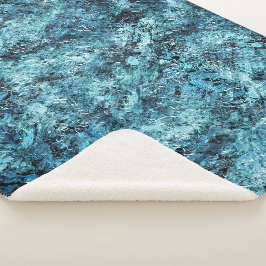 Floresta azul sob nevasca ou vidro trincado sherpadecke (3/4)