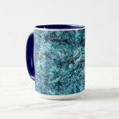 Floresta azul sob nevasca ou vidro trincado tasse (Vorderseite Links)