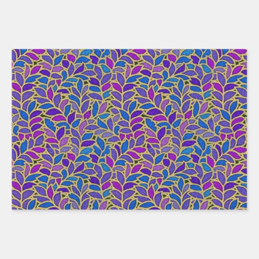 Floresta Bruxelles Blume Geschenkpapier Set (Vorderseite)