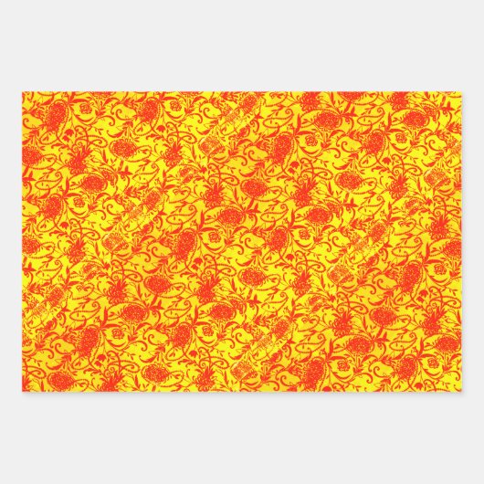 Floresta, Pearly und Woodbury Sampler Geschenkpapier Set (Vorderseite 2)