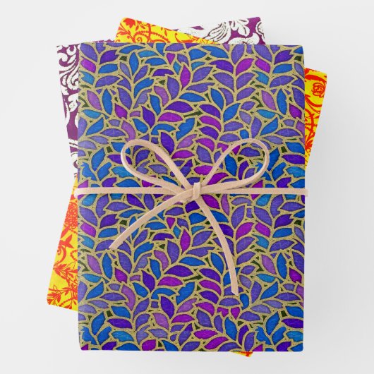 Floresta, Pearly und Woodbury Sampler Geschenkpapier Set (Beispiel)