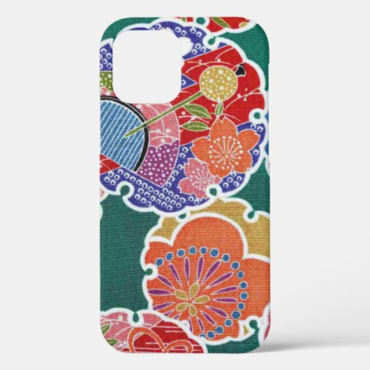 Floret Muster, japanisches Design Case-Mate iPhone Hülle (Rückseite)