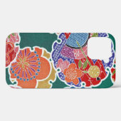 Floret Muster, japanisches Design Case-Mate iPhone Hülle (Rückseite (Horizontal))