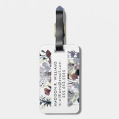 Florets II Gepäckanhänger (Rückseite vertikal)