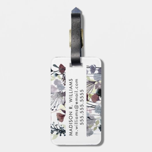 Florets II Gepäckanhänger (Rückseite vertikal)