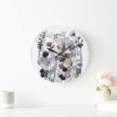 Florets II Große Wanduhr (Zuhause)