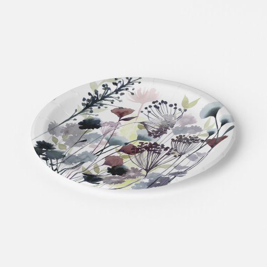 Florets II Pappteller (Schrägansicht)