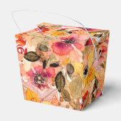 Florfarben-Collage im Herbst Geschenkschachtel (Rückseite)