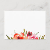 Florfarbensignatur Drinks Virtual Wedding Begleitkarte (Rückseite)