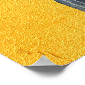 Florfarbige Blume Poster (Ecke)