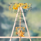 Florgelbes Mendhi-Zeichen Acrylschild (Neutral)