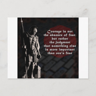 Florian Courage Feuerwehrmann Postkarte