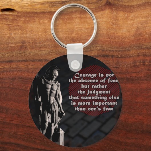 Florian Courage Feuerwehrmann Schlüsselanhänger (Vorderseite)