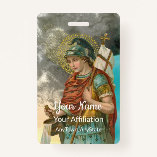 Florian mit Eimer (beide; M 019) Ausweis (Vorderseite)