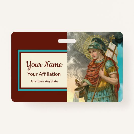 Florian mit Eimer (Rauch; M 019) Ausweis (Vorderseite)