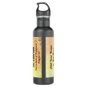 Florian mit Eimer (Rauch; M 019) Edelstahlflasche (Rückseite)