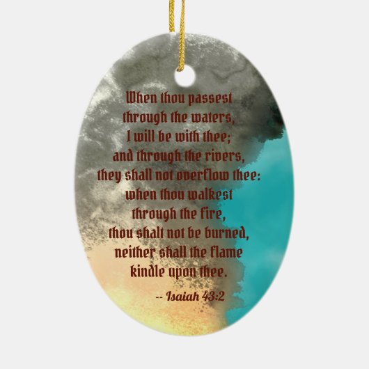 Florian mit Eimer (Rauch; M 019) Keramik Ornament (Hinten)