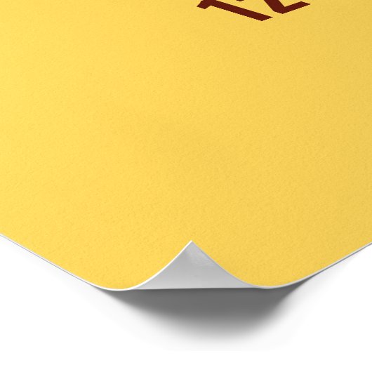 Florian mit Eimer (Rauch; M 019) Poster (Ecke)